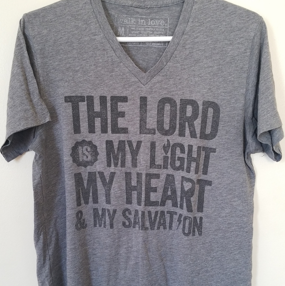 walk in love. graphic tee